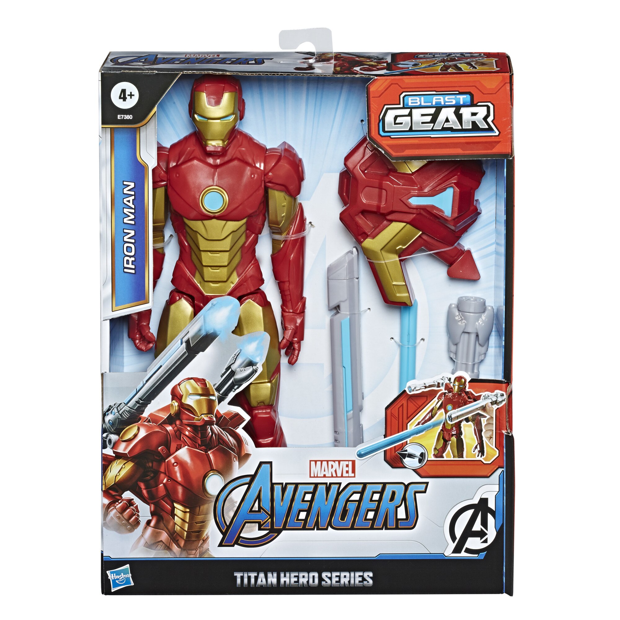 Figurina Avengers - Titan Hero Blast Gear: Iron Man, 30 cm